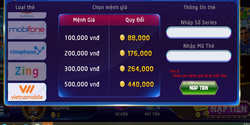 Cổng game Rikvip cung cấp nhiều phương thức thanh toán khác nhau